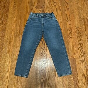 Mid rise cropped mom jeans from american eagle